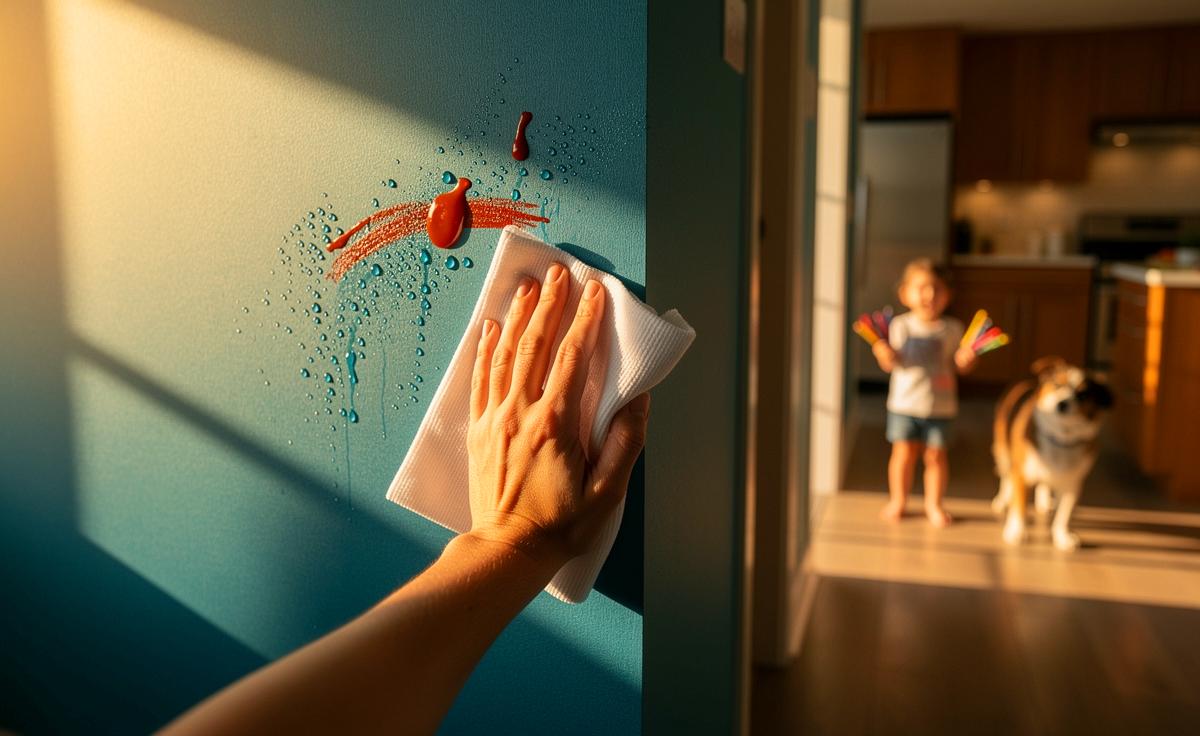 Diese abwaschbare Tapete schützt Wände besser und ist leichter zu reinigen