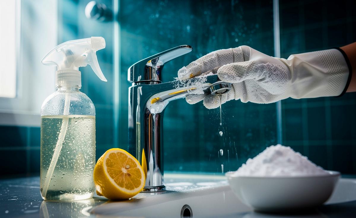 Effektiver als chemische Reiniger: diese einfache Hausmittel gegen Kalkflecken im Bad