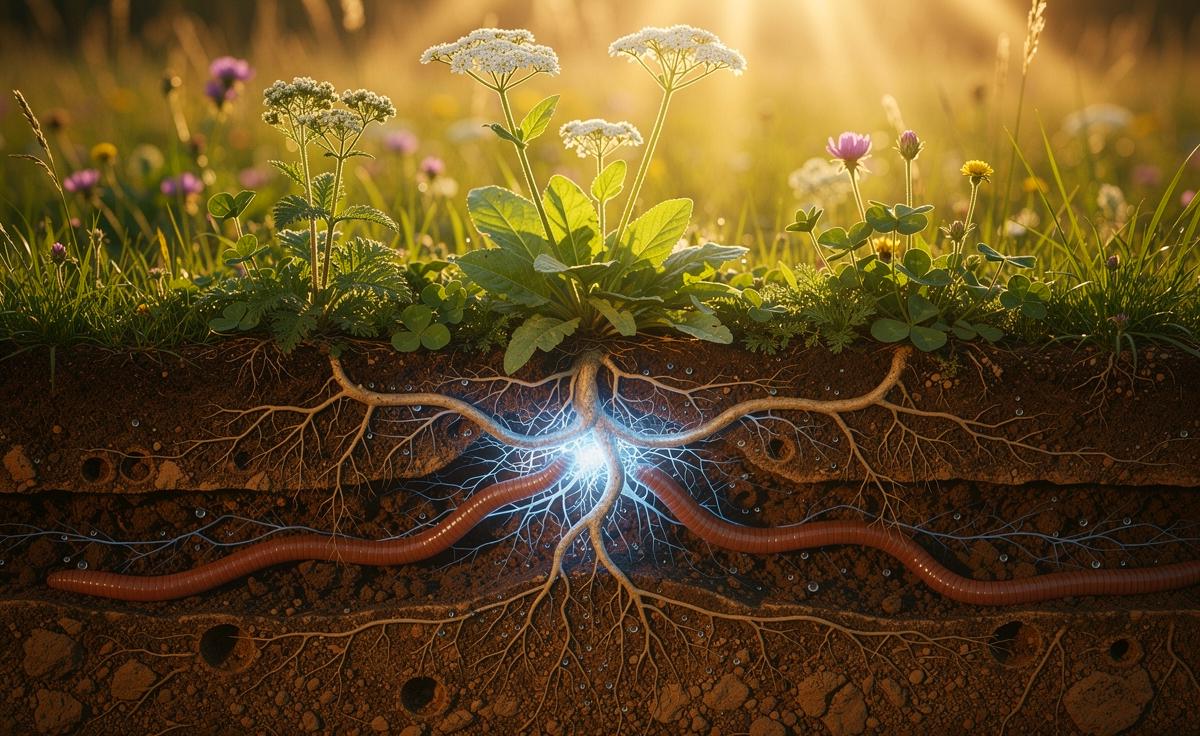 Ein Biologe erklärt, warum heimische Wildkräuter für den Boden nützlicher sind.