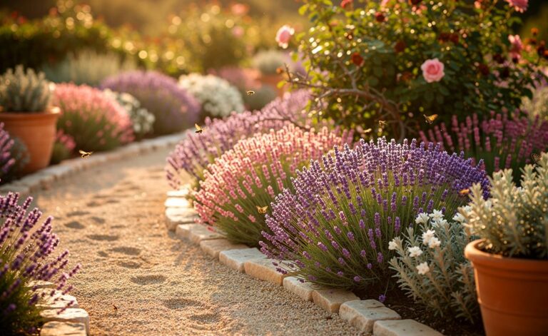 Illustration von [Lavendel statt Rosen: pflegeleichter Lavendel mit bis zu neun Monaten Blüte]