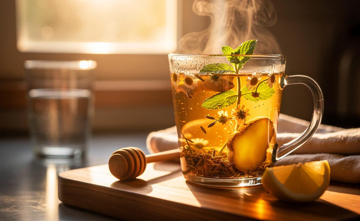 Nur ein Glas am Morgen: Dieses Kräutergetränk fördert die Verdauung besser als reines Wasser.