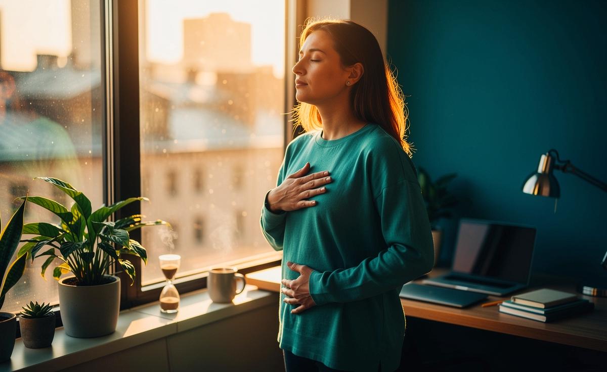Warum 5 Minuten meditatives Atmen täglich für mehr Gelassenheit im Alltag sorgt.
